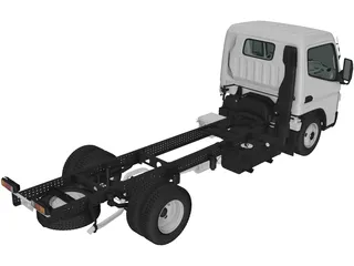 Mitsubishi Fuso Canter 515 SuperLow CityCab (2019) 3D Model