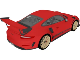 Porsche 911 GT3 RS (2019) 3D Model