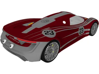 Porsche 917 Concept (2013) 3D Model