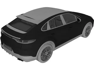 Porsche Cayenne Turbo Coupe (2019) 3D Model