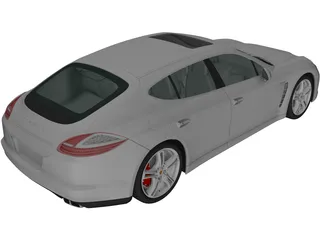 Porsche Panamera (2009) 3D Model