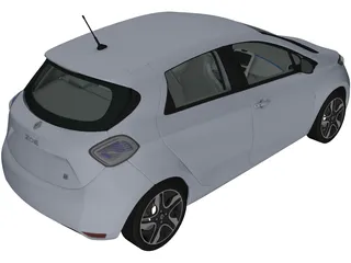 Renault ZOE (2013) 3D Model