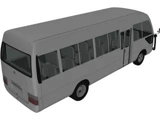Toyota Coaster (2014) 3D Model