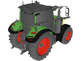 Fendt 300 Vario 3D Model