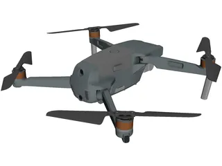 DJI Mavic Drone 3D Model