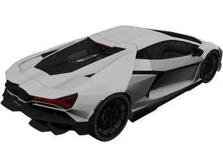 Lamborghini Revuelto (2023) 3D Model