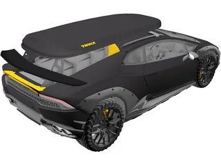 Lamborghini Huracan Sterrato (2023) 3D Model