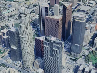 Los Angeles City, USA (2024) 3D Model