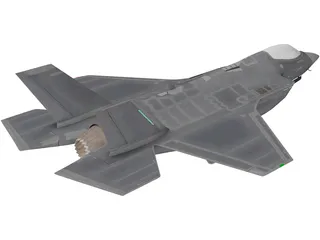 Lockheed Martin F-35 Lightning II 3D Model