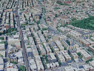 New York City, The Bronx, USA (2024) 3D Model