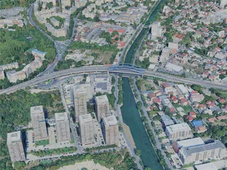 Bucharest City, Romania (2023) 3D Model