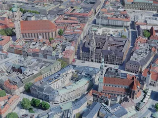 Munich City, Germany (2023) 3D Model