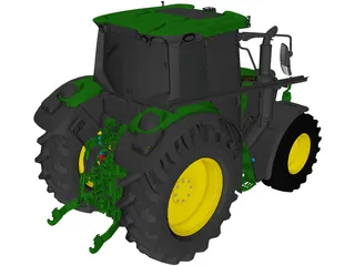 John Deere 6M Series 3D Model