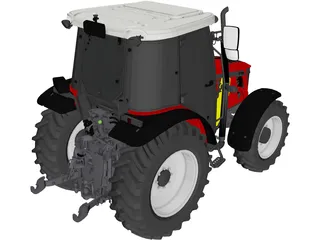 Massey Ferguson MF 3700 AL 3D Model