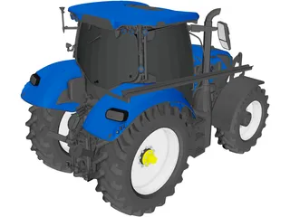 New Holland T6 Series 3D Model