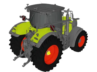 CLAAS Axion 870-800 3D Model