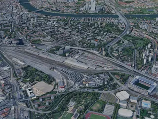 Basel City, Switzerland (2024) 3D Model