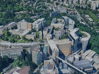 Portland City, OR, USA (2024) 3D Model