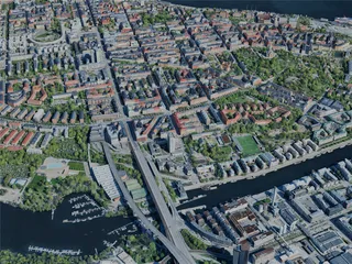 Stockholm City, Sweden (2023) 3D Model