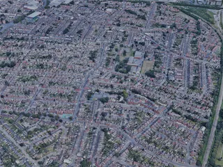 Gloucester City, UK (2021) 3D Model