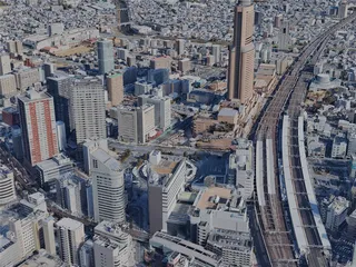 Hamamatsu City, Japan (2024) 3D Model