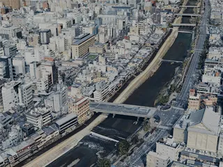 Kyoto City, Japan (2024) 3D Model