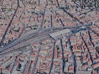 Nice City, France (2024) 3D Model