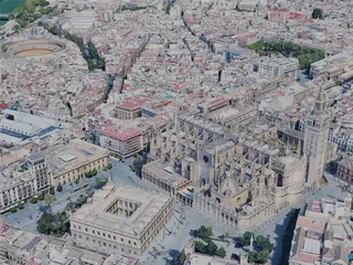 Seville City, Spain (2023) 3D Model