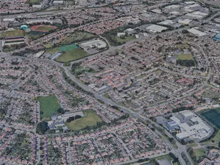 Swindon City, UK (2023) 3D Model