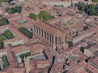 Toulouse City, France (2023) 3D Model