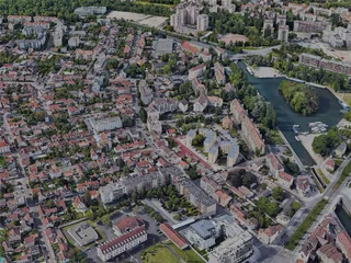 Dijon City, France (2022) 3D Model