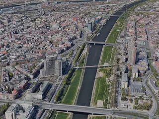 Mannheim City, Germany (2022) 3D Model