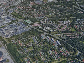 Oulu City, Finland (2024) 3D Model