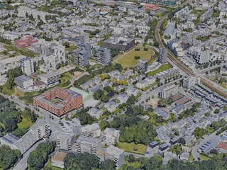 Rennes City, France (2022) 3D Model