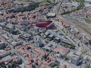 Saint-Etienne City, France (2022) 3D Model