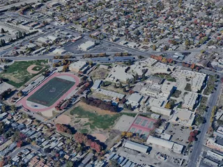 Stockton City, USA (2024) 3D Model