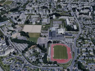 Vannes City, France (2022) 3D Model