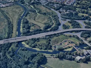 Northampton City, UK (2023) 3D Model