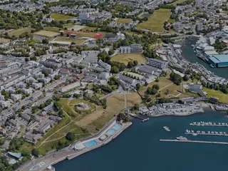 Plymouth City, UK (2022) 3D Model