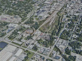 Springfield City, MO, USA (2024) 3D Model