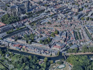 Amiens City, France (2022) 3D Model