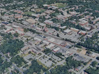 Greensboro City, USA (2023) 3D Model