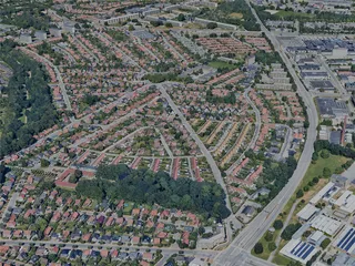 Odense City, Denmark (2023) 3D Model