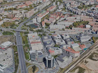 A Coruna City, Spain (2023) 3D Model