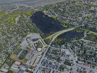 Anchorage City, AK, USA (2022) 3D Model