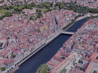 Besancon City, France (2022) 3D Model