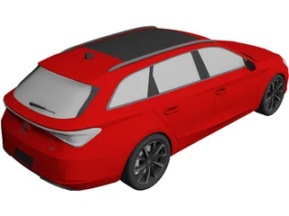 Seat Leon Sportstourer (2022) 3D Model