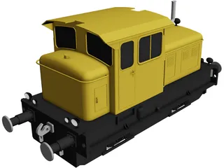 Newag DHG-240B Shunting 3D Model