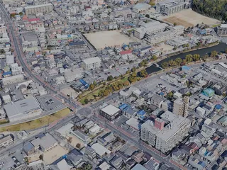 Fukuyama City, Japan (2023) 3D Model