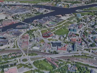 Gdansk City, Poland (2022) 3D Model